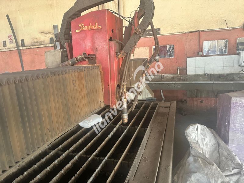 BAYKAL MARKA 3X14 METRE 260 AMPER CNC PLAZMA TEZGAHI 2014