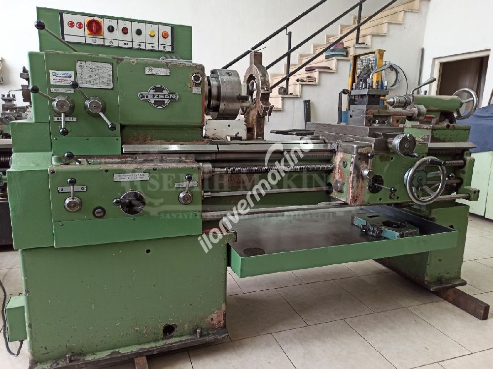 Sıfır Ayarında 1 Metre Kızakları Orjinal Tezsan SN50C Tos Torna