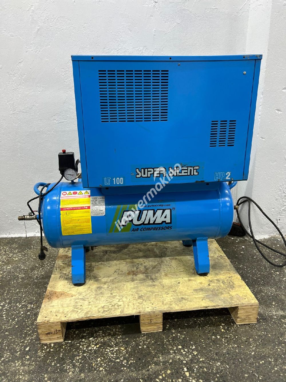 Puma Kompresör 100 Litre Sessiz Monofaze Çok Temiz