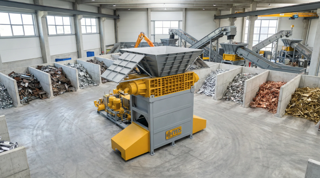 MT MAKİNA RDM-150 Redmonster Hurda Metal Parçalama Makinesi
