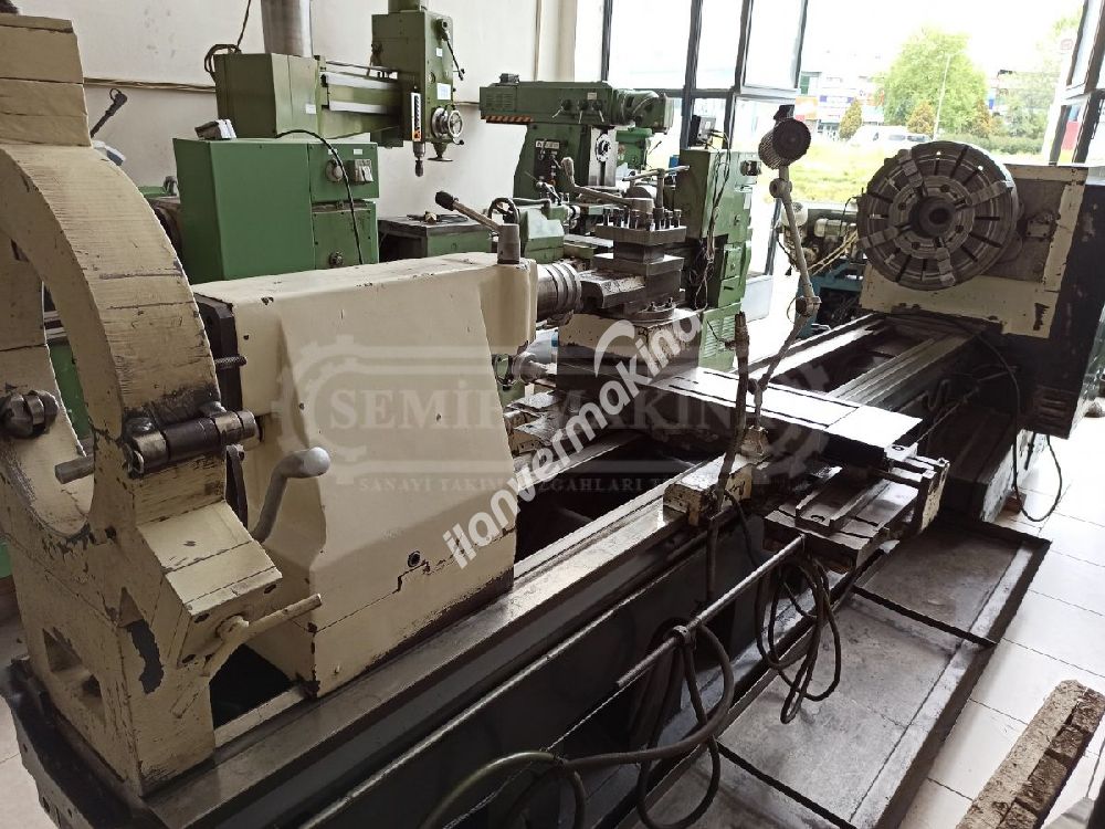 3 Metre 1000 Çap Fener 135 Monoblok Gövde Geniş Banko Rapid Hareketli Torna 