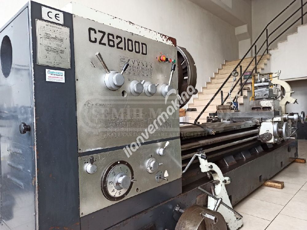 3 Metre 1000 Çap Fener 135 Monoblok Gövde Geniş Banko Rapid Hareketli Torna 