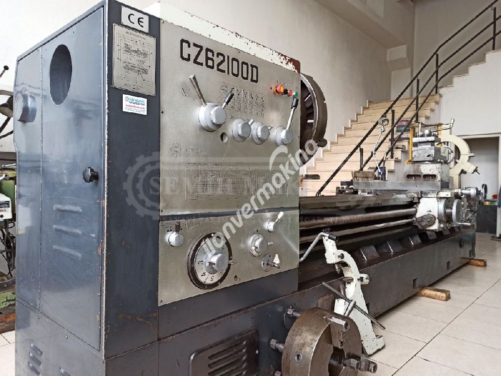 3 Metre 1000 Çap Fener 135 Monoblok Gövde Geniş Banko Rapid Hareketli Torna 