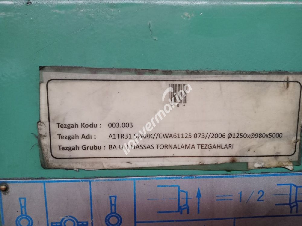 1250 Çap 5 Metre Spark Torna