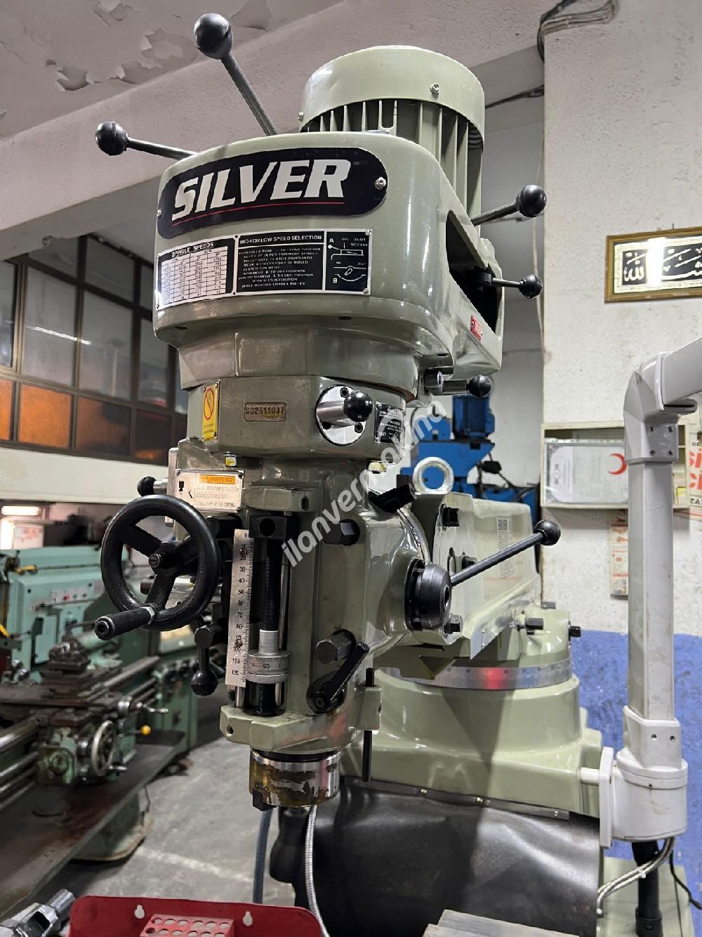 Silver 3 Numara Kalıpçı Freze Tezgahı Dijitalli Full Takım