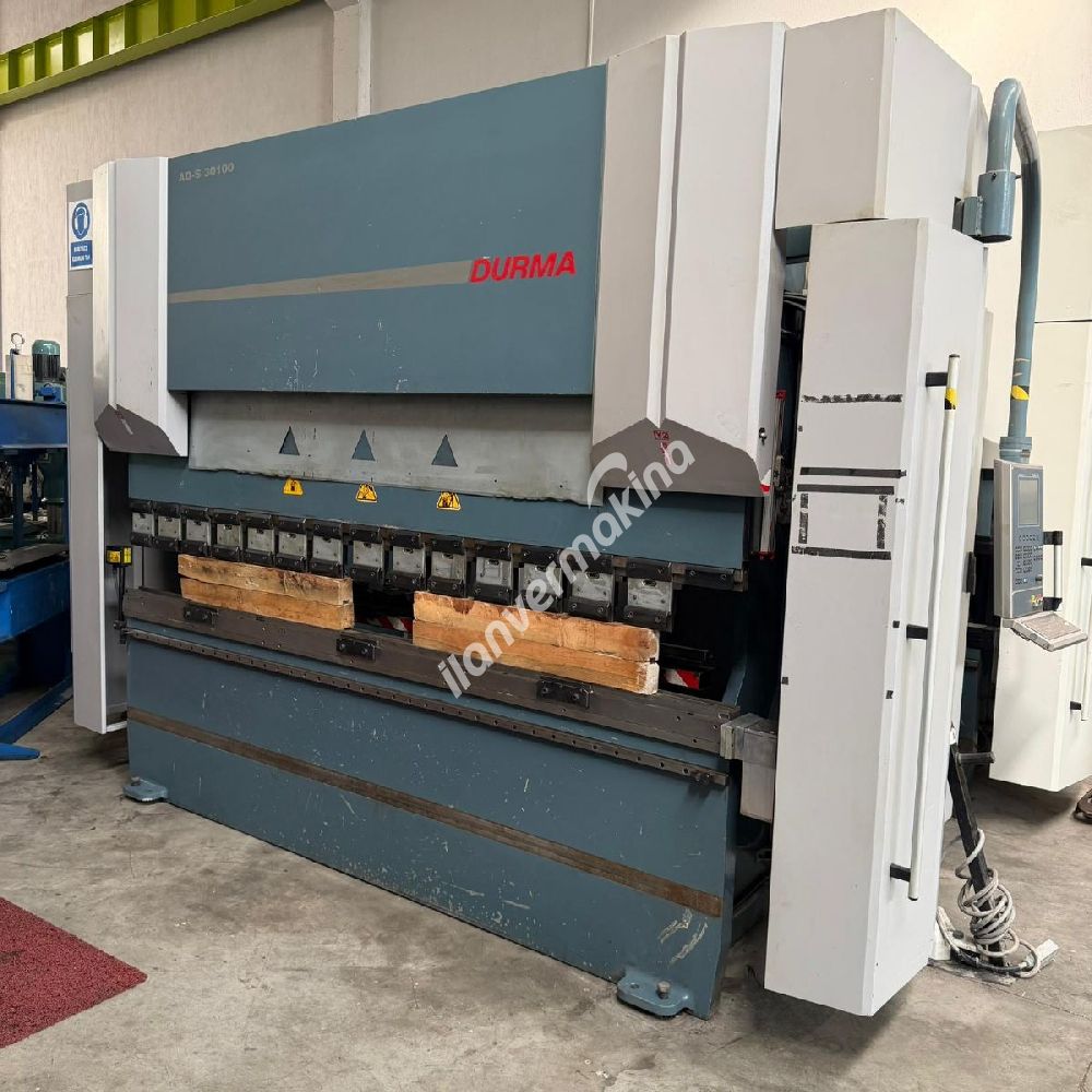 DURMAZLAR MARKA 3 METRE 100 TON 4 EKSEN CNC HİDROLİK ABKANT PRES