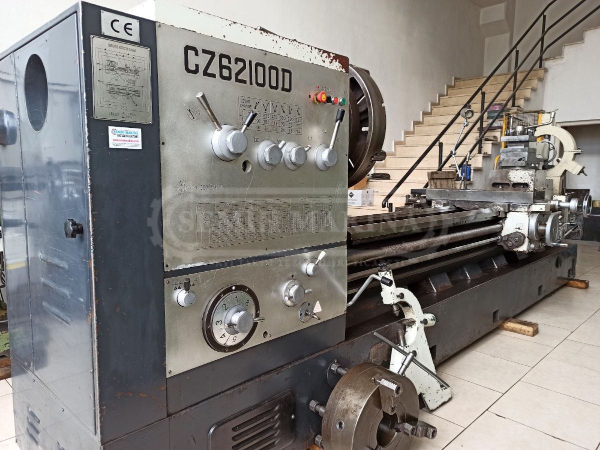3 Metre 1000 Çap Fener 135 Kızakları Orjinal Monoblok Gövde Geniş Banko Rapid Hareketli Torna