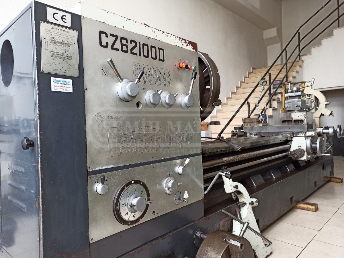3 Metre 1000 Çap Fener 135 Kızakları Orjinal Monoblok Gövde Geniş Banko Rapid Hareketli Torna