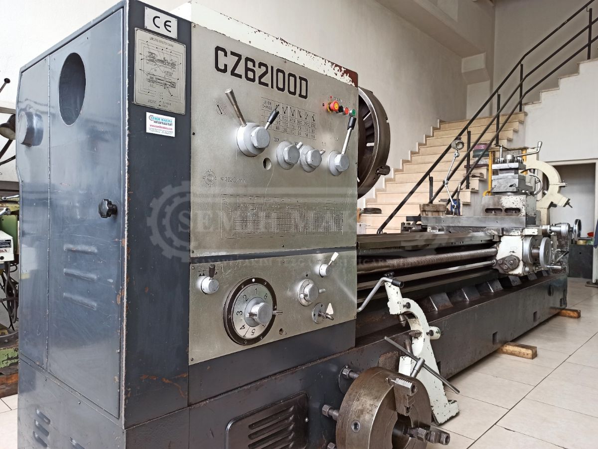 3 Metre 1000 Çap Fener 135 Kızakları Orjinal Monoblok Gövde Geniş Banko Rapid Hareketli Torna 