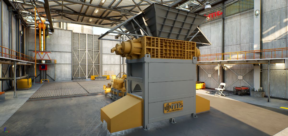 MT Makina RedMonster-250 Metal Parçalama Makinesi - Ağır Hizmet Tipi Hurda İşleme Sistemi