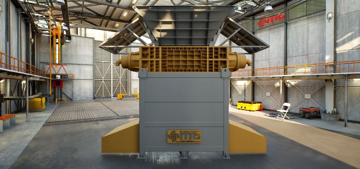 MT Makina RedMonster-250 Metal Parçalama Makinesi – Ağır Hizmet Tipi Hurda İşleme Sistemi