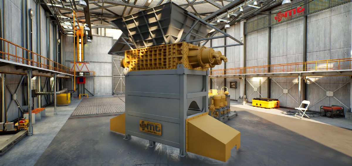MT Makina RedMonster-250 Metal Parçalama Makinesi – Ağır Hizmet Tipi Hurda İşleme Sistemi