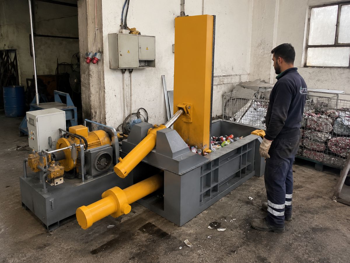 MT Makina Hurda Metal Balya Pres Makinesi – Yüksek Basınçlı Metal Sıkıştırma Çözümü