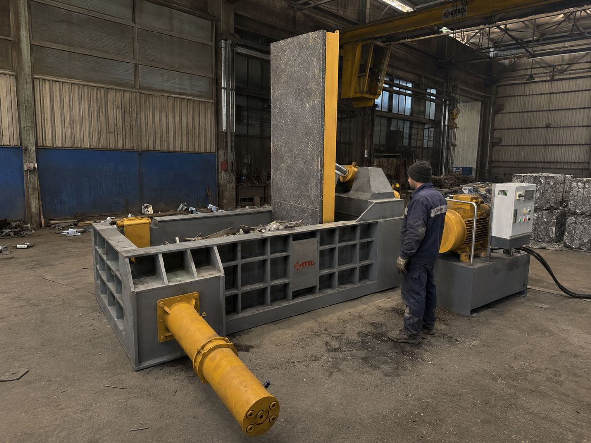 MT Makina Hurda Metal Balya Pres Makinesi – Yüksek Basınçlı Metal Sıkıştırma Çözümü