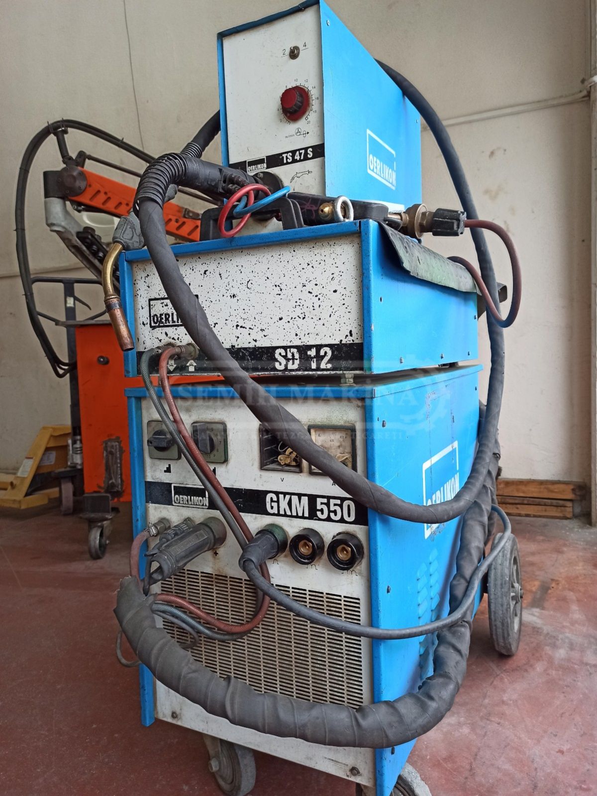 Full Takım Oerlikon Magmaweld 550 Amper Sulu Gazaltı Kaynak 