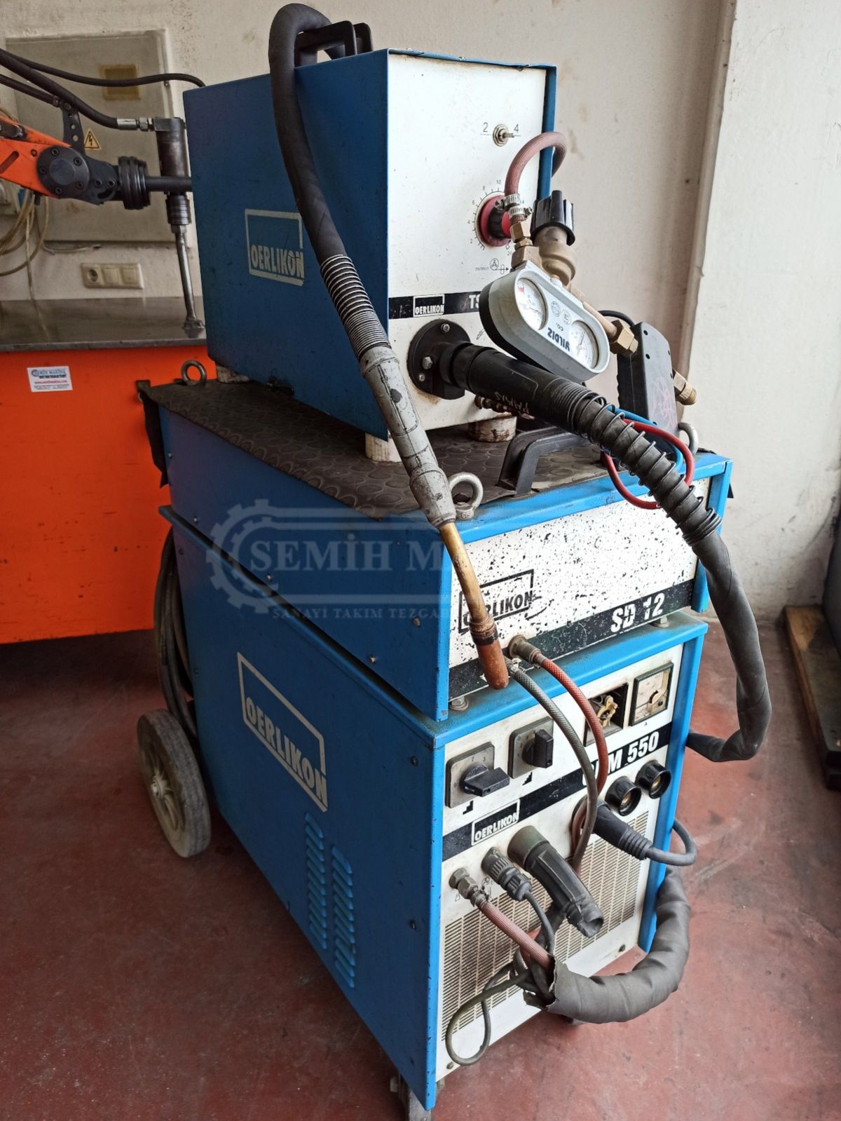 Full Takım Oerlikon Magmaweld 550 Amper Sulu Gazaltı Kaynak 