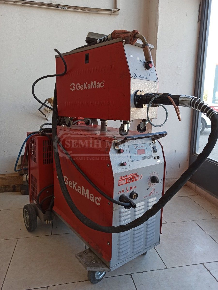 Sıfır Ayarında Gekamac Gedik Fronius 420 Amper Su Soğutmalı Gazaltı Kaynak